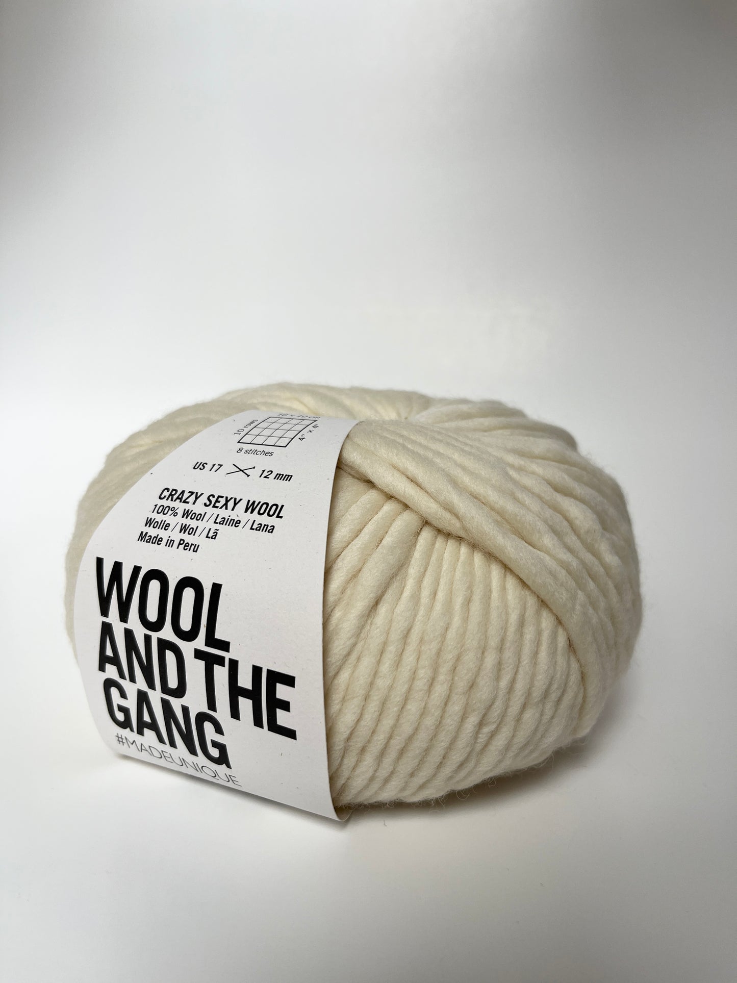 Wool and the Gang Crazy Sexy Wool - Ivory White