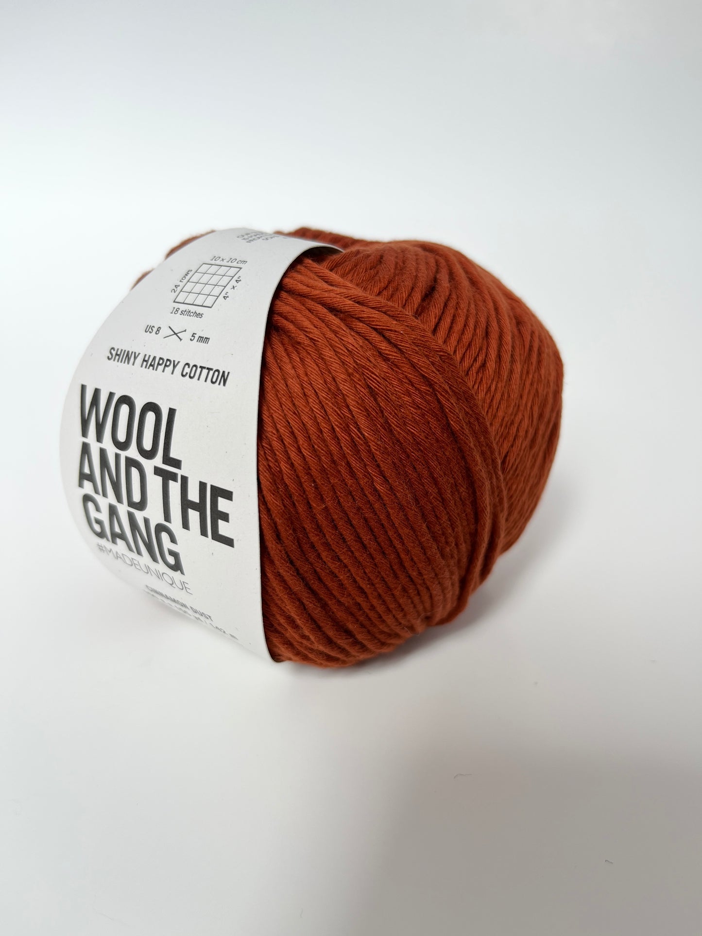 Wool and the Gang Shiny Happy Cotton - Cinnamon Dust