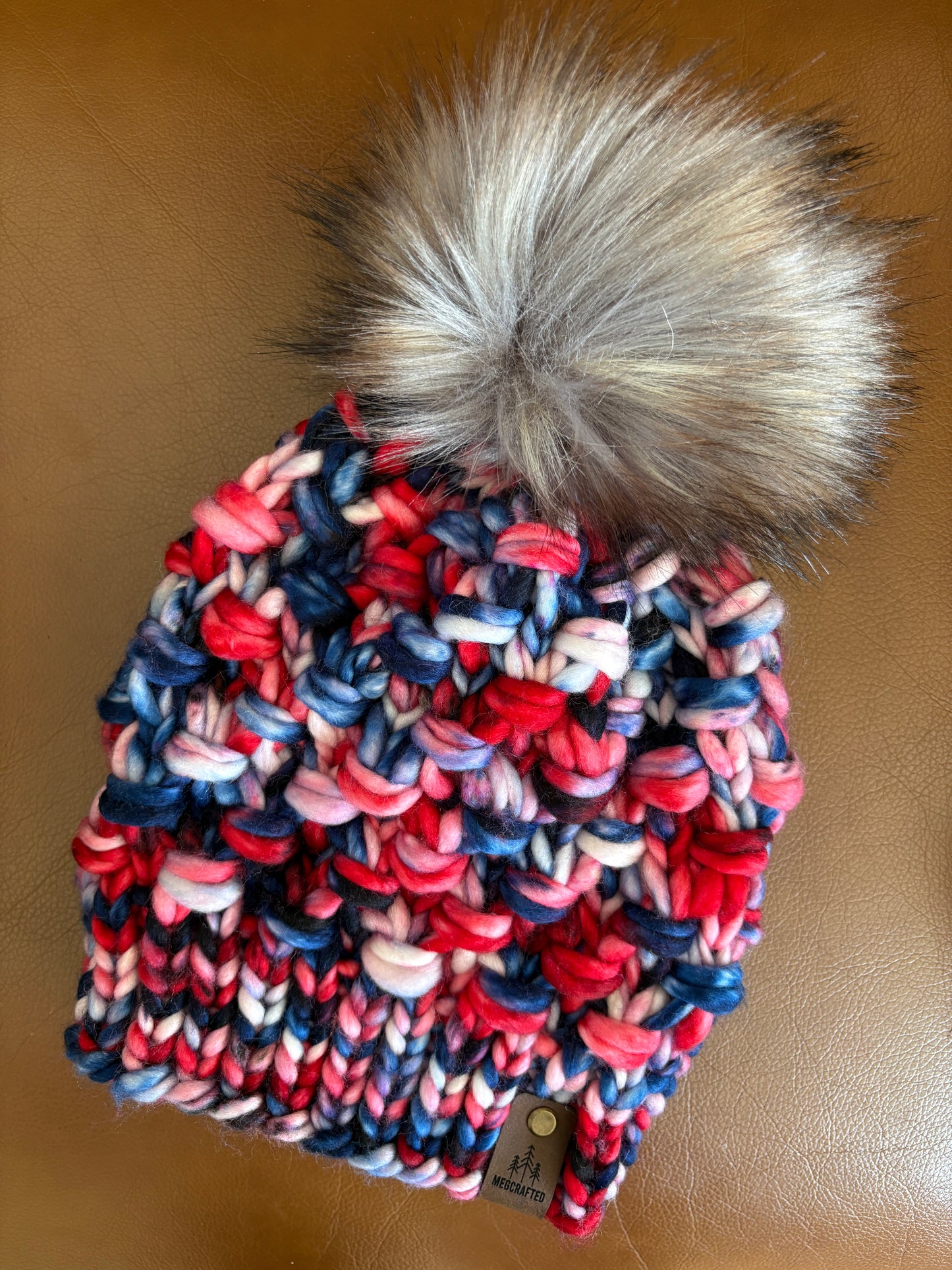 PREORDER: Merino Wool Knitted Hat - New England Theme