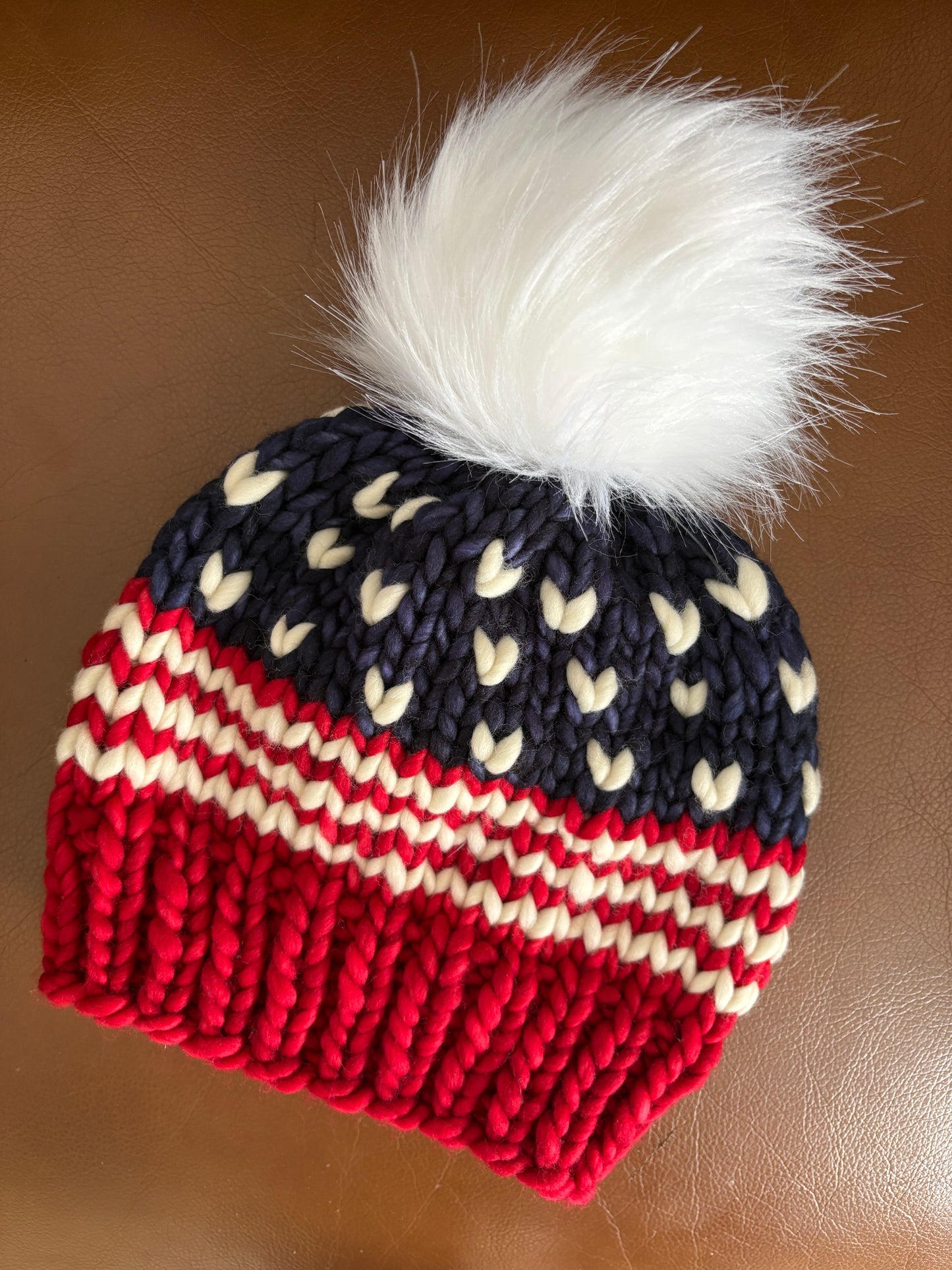 PREORDER: Merino Wool Knitted Hat - Olympic Theme