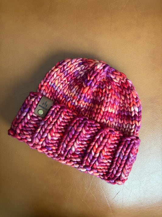 Merino Wool Knitted Hat - Ella in Archangel