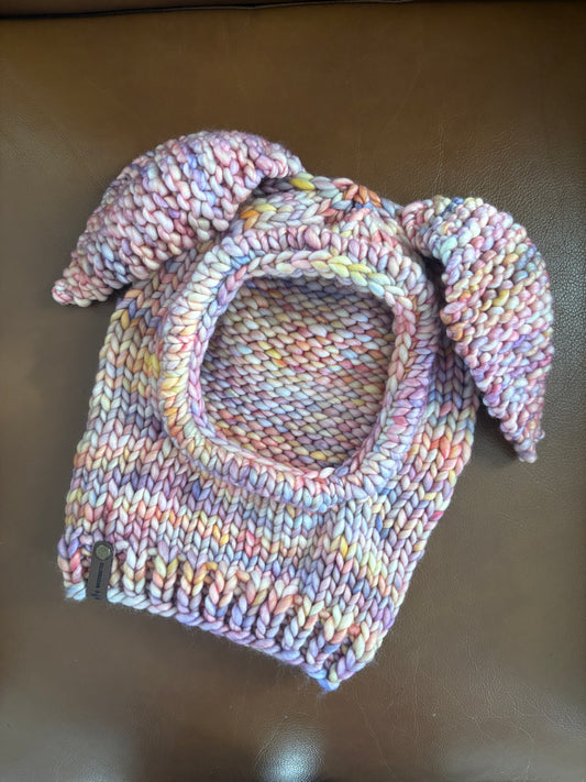 Merino Wool Bunny Balaclava