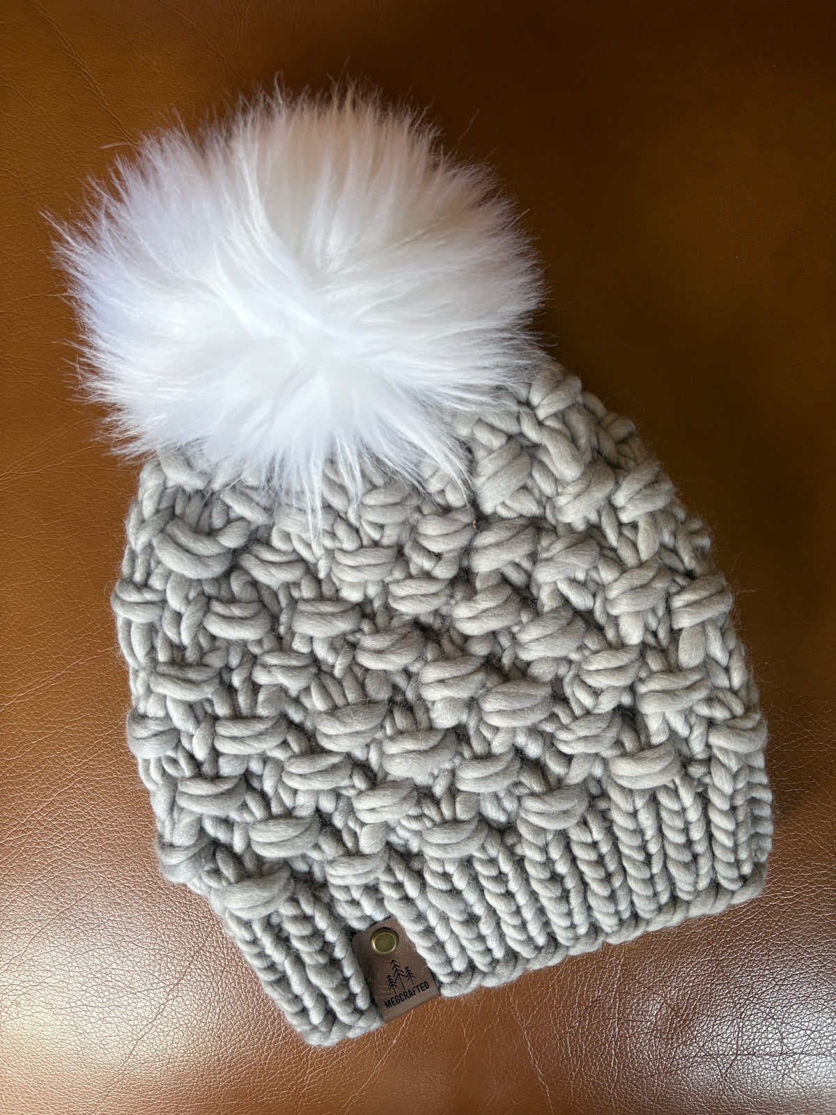 Merino Wool Knitted Hat - Tula in Cape Cod Grey