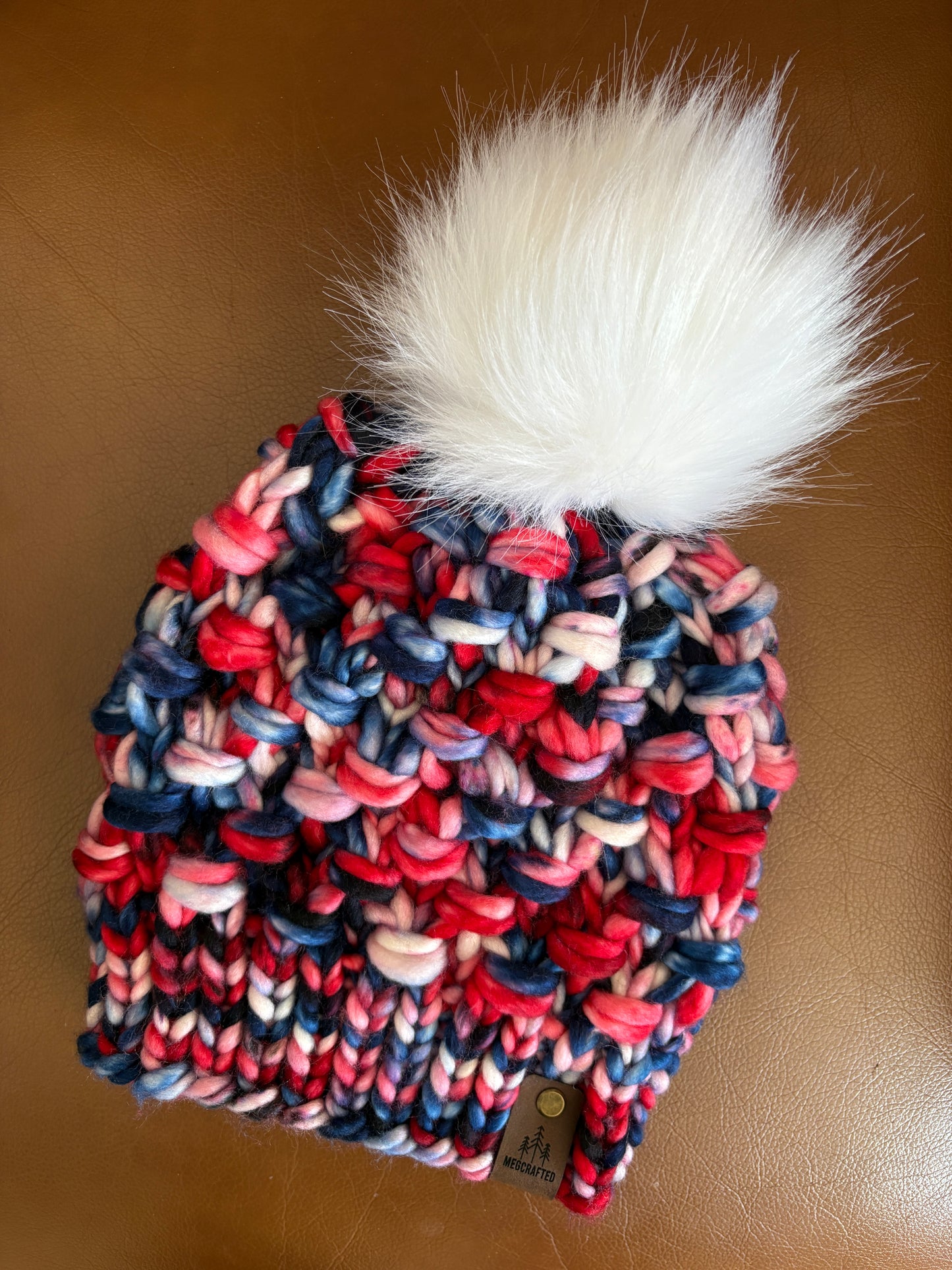 PREORDER: Merino Wool Knitted Hat - New England Theme